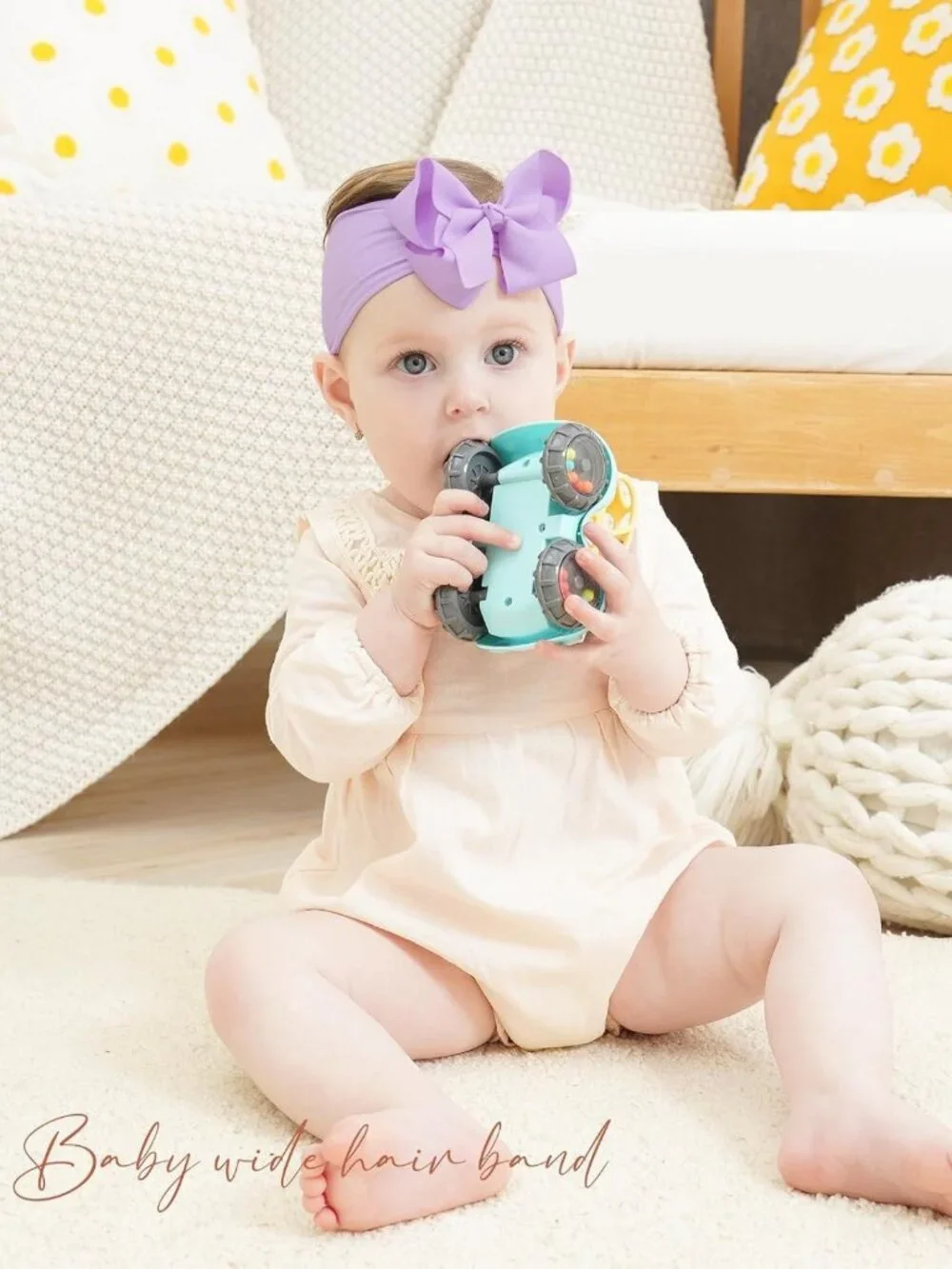 20pcs Baby Hair Bows & Headbands Set - Soft Nylon for Newborns, Infants
